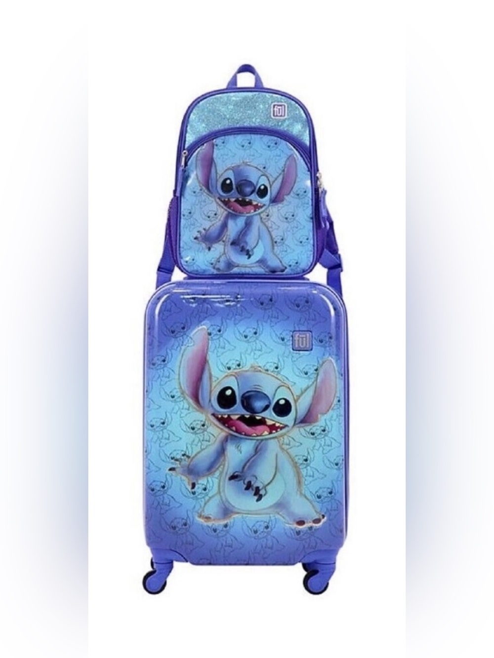Disney 100 Lilo & Stitch 2 Piece Spinner Luggage & Backpack Set